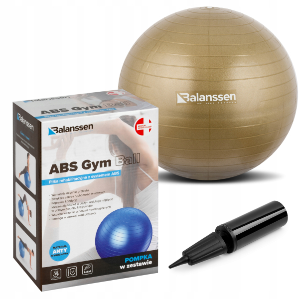 Piłka gimnastyczna 45 cm do rehabilitacji i fitnessu